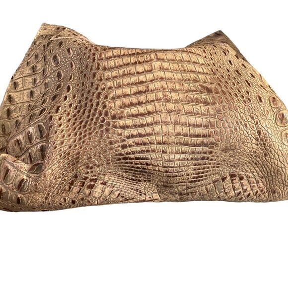 B. MAY UNIQUE REPTILE HANDBAG / CLUTCH - Picture 7 of 11